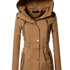 Piękna damska Parka Przejściowa Juliette Beżowa BH FOREVER BH1516 Piękna damska Parka Przejściowa Juliette Beżowa BH FOREVER BH1516